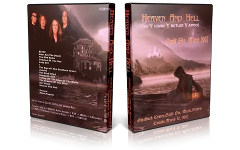 Artwork Cover of Heaven and Hell 2007-03-20 DVD Sault Ste Marie Audience