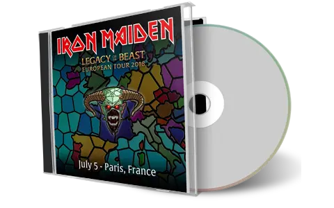 Artwork Cover of Iron Maiden 2018-07-05 CD Paris Audience