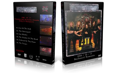 Artwork Cover of Iron Maiden 1995-10-17 DVD Bucharest Proshot