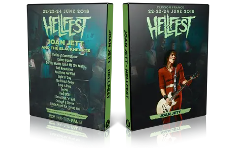 Artwork Cover of Joan Jett and the Blackhearts 2018-06-22 DVD Hellfest Proshot