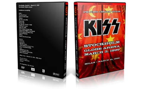 Artwork Cover of KISS 1999-03-02 DVD Stockholm Audience