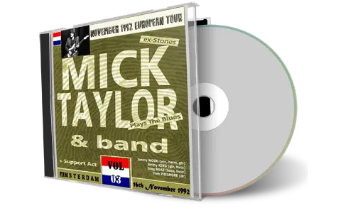 Artwork Cover of Mick Taylor 1992-11-16 CD Amsterdam Audience