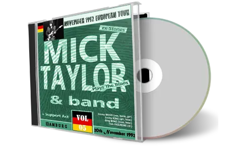 Artwork Cover of Mick Taylor 1992-11-20 CD Hamburg Audience