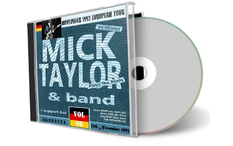 Artwork Cover of Mick Taylor 1992-11-21 CD Hannover Audience