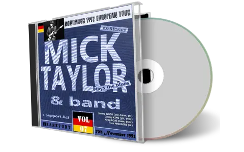 Artwork Cover of Mick Taylor 1992-11-23 CD Frankfurt Audience