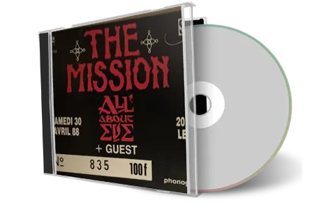 Artwork Cover of Mission 1988-04-30 CD Paris Audience