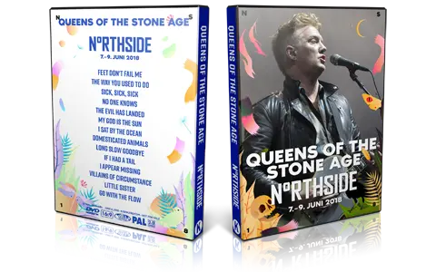 Artwork Cover of Queens of the Stone Age 2018-06-08 DVD NorthSide Festival Proshot