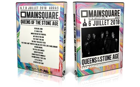 Artwork Cover of Queens of the Stone Age 2018-07-06 DVD Arras Proshot