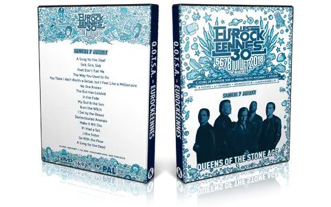 Artwork Cover of Queens of the Stone Age 2018-07-07 DVD Eurockeennes de Belfort Proshot
