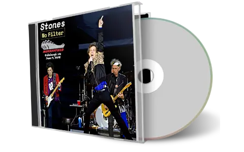 Artwork Cover of Rolling Stones 2018-06-09 CD Edinburgh Audience