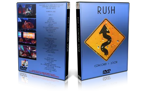 Artwork Cover of Rush 2008-05-04 DVD Concord Audience