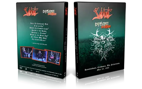 Artwork Cover of Sabbat 1988-05-23 DVD Eindhoven Audience