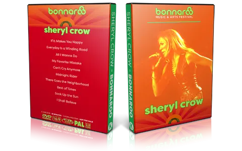Artwork Cover of Sheryl Crow 2018-06-08 DVD Bonnaroo Music and Arts Festival Proshot