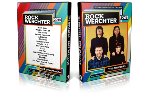 Artwork Cover of The Breeders 2018-07-07 DVD Rock Werchter Proshot