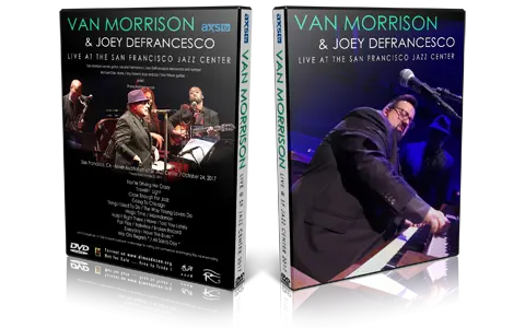 Artwork Cover of Van Morrison and Joey DeFrancesco 2017-10-24 DVD San Francisco Proshot