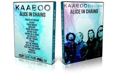 Artwork Cover of Alice in Chains 2018-09-16 DVD KAABOO Proshot