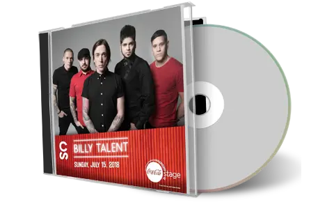 Artwork Cover of Billy Talent 2018-07-15 CD Calgary Audience
