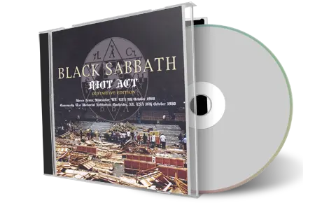 Artwork Cover of Black Sabbath 1980-10-09 CD Milwaukee Audience