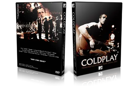 Artwork Cover of Coldplay 2002-10-11 DVD Manchester Proshot