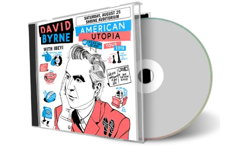 Artwork Cover of David Byrne 2018-08-25 CD Los Angeles Audience