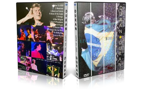 Artwork Cover of Duran Duran 1988-01-08 DVD Rio de Janeiro Proshot