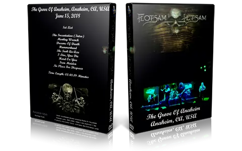 Artwork Cover of Flotsam and Jetsam 2018-06-15 DVD Anaheim Audience