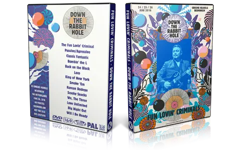 Artwork Cover of Fun Lovin Criminals 2016-06-26 DVD Down The Rabbit Hole Festival Proshot