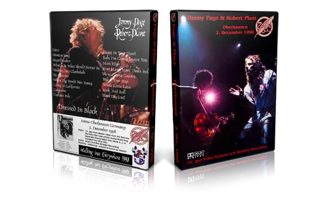 Artwork Cover of Jimmy Page and Robert Plant 1998-12-02 DVD Oberhausen Audience
