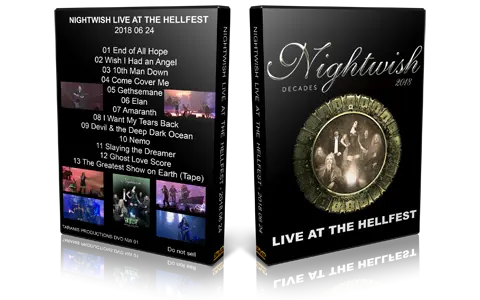 Artwork Cover of Nightwish 2018-06-24 DVD Hellfest Audience