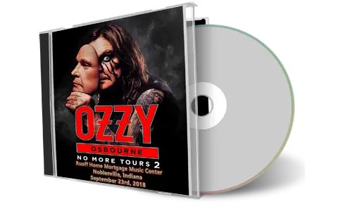 Artwork Cover of Ozzy Osbourne 2018-09-23 CD Noblesville Audience
