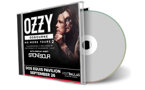 Artwork Cover of Ozzy Osbourne 2018-09-26 CD Dallas Audience