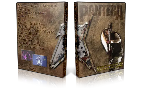 Artwork Cover of Pantera 1995-03-07 DVD Poughkeepsie Audience