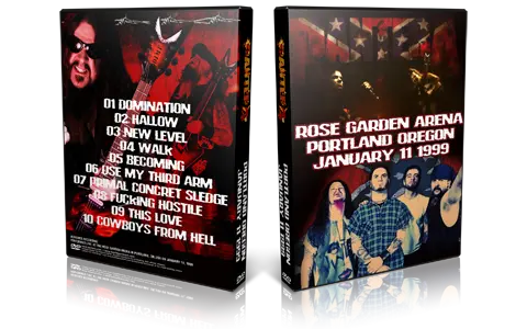Artwork Cover of Pantera 1999-11-01 DVD Portland Audience