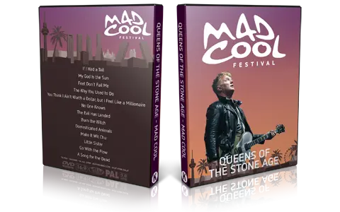 Artwork Cover of Queens Of The Stone Age 2018-07-14 DVD Mad Cool Festival Proshot