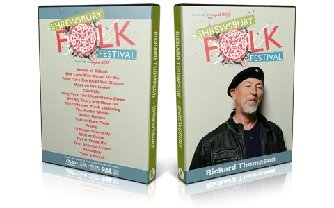 Artwork Cover of Richard Thompson 2018-08-25 DVD Shrewsbury Folk Festival Proshot