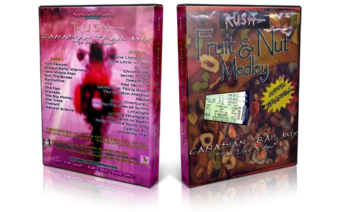 Artwork Cover of Rush 2002-10-22 DVD Toronto Proshot