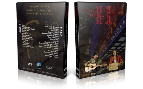 Artwork Cover of Rush 2004-08-19 DVD New York City Audience