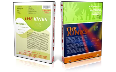 Artwork Cover of The Kinks Compilation DVD Rockpalast 1982 Proshot