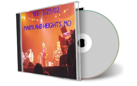 Artwork Cover of Yes 2002-07-25 CD Maryland Heights Audience