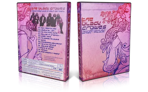Artwork Cover of Black Crowes 1995-02-03 DVD Cologne Proshot