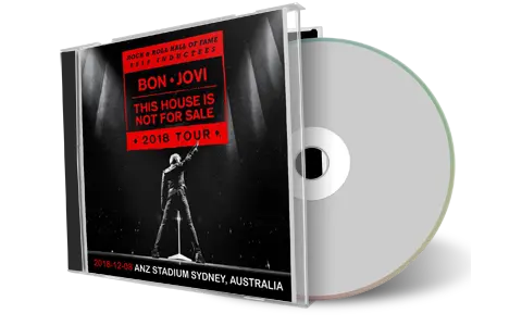 Artwork Cover of Bon Jovi 2018-12-08 CD Sydney Audience