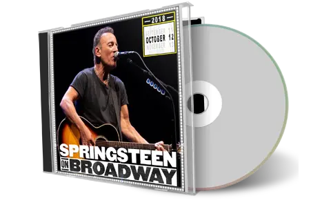 Artwork Cover of Bruce Springsteen 2018-10-12 CD On Broadway New York City Audience