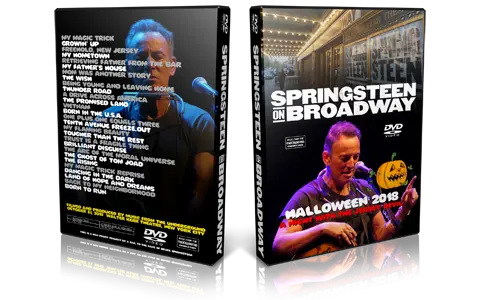 Artwork Cover of Bruce Springsteen 2018-10-31 DVD On Broadway New York City Audience