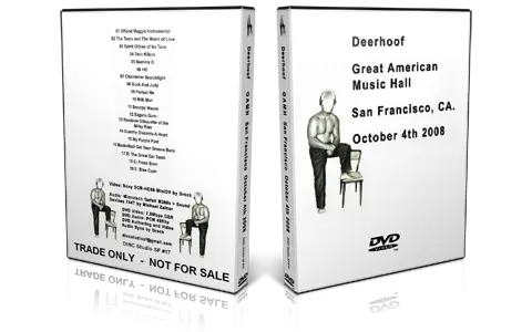 Artwork Cover of Deerhoof 2008-10-04 DVD San Francisco Audience