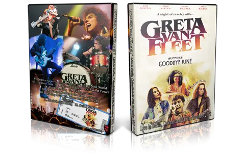 Artwork Cover of Greta Van Fleet 2018-11-07 DVD Berlin Audience