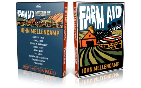 Artwork Cover of John Mellencamp 2018-09-22 DVD Farm Aid 33 Proshot