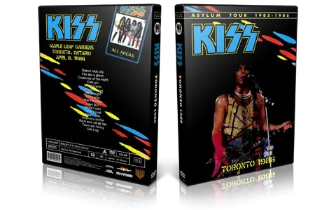 Artwork Cover of KISS 1986-04-08 DVD Toronto Audience