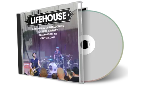 Artwork Cover of Lifehouse 2018-07-28 CD Readington Audience