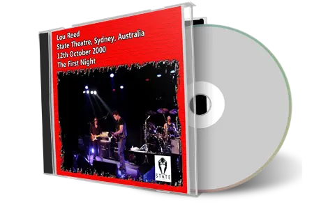 Artwork Cover of Lou Reed 2000-10-12 CD Sydney Audience