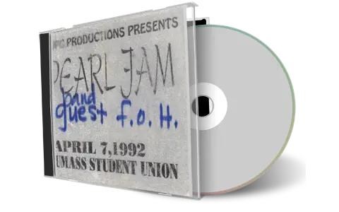 Artwork Cover of Pearl Jam 1992-04-07 CD Amherst Audience